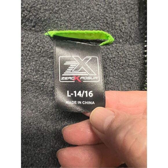 Zero Posur  Camo Youth Boys Winter Jacket Sz L 14/16 - Picture 3 of 6